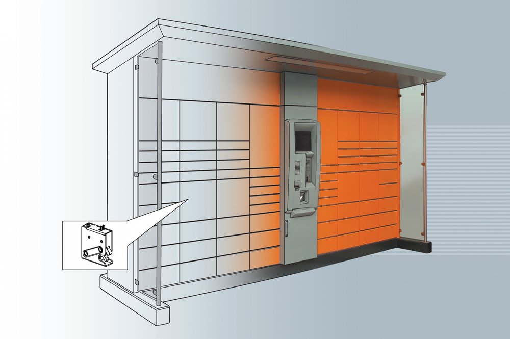 Southco гарантирует безопасность и надежность заказов, размещаемых в запираемых шкафчиках напунктах выдачи